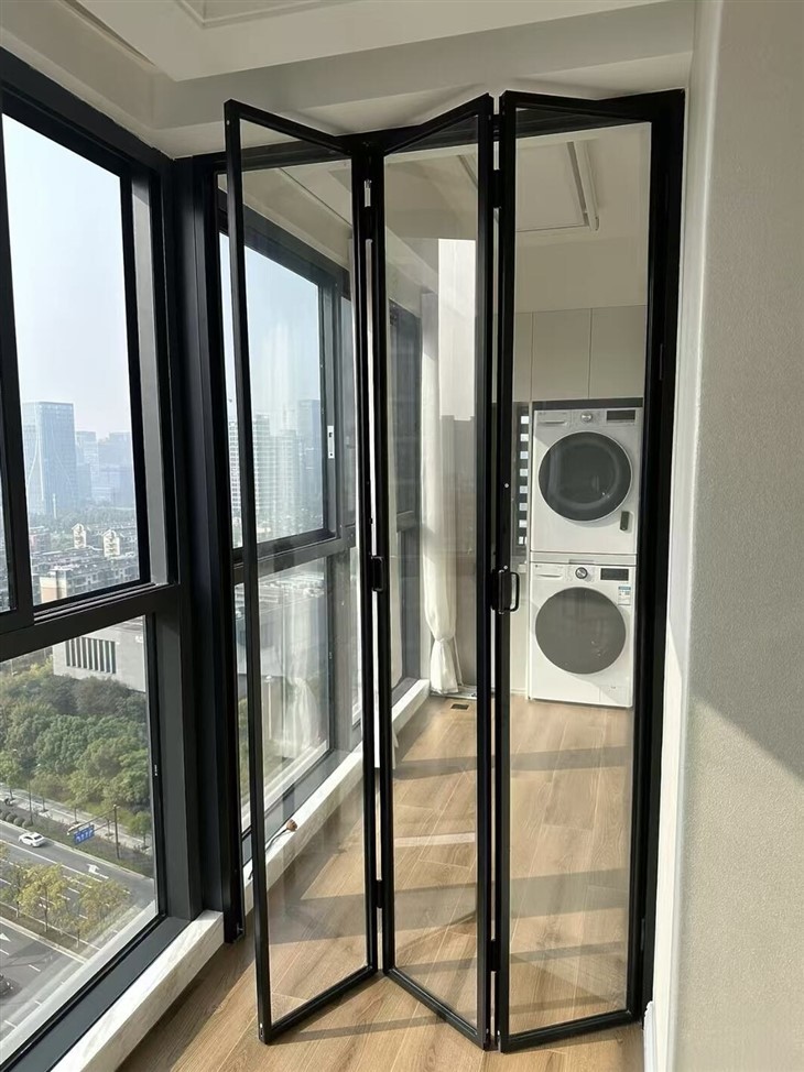 Black Aluminium Bifold Doors