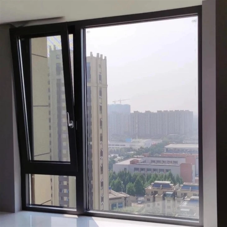 European-Style Aluminum Tilt And Turn Window factory
