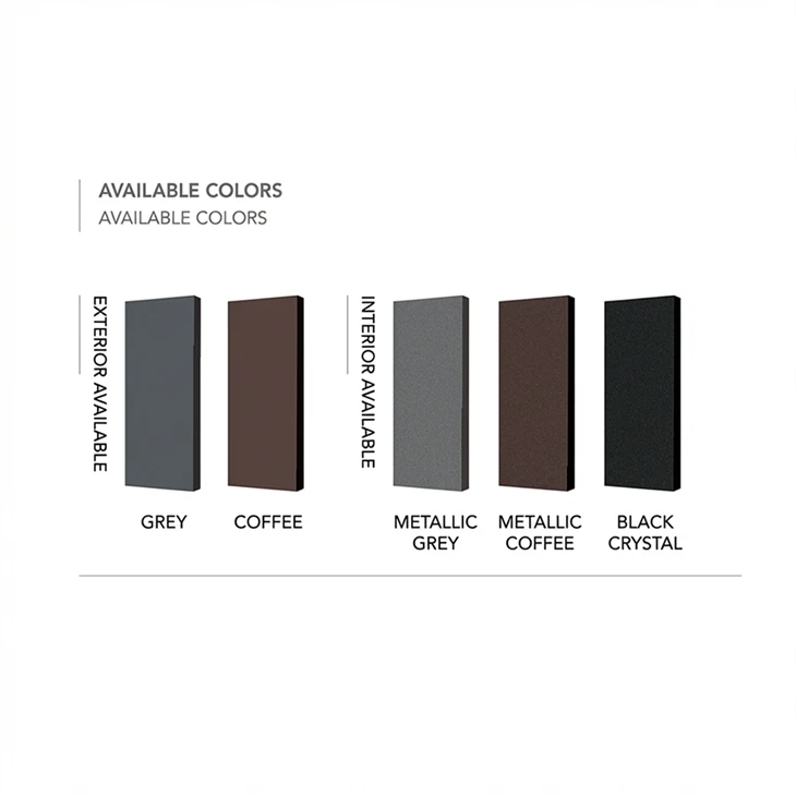 European-Style Aluminum Tilt And Turn Window high quality