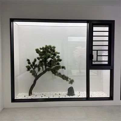What is the R - value of aluminium double glazed doors?