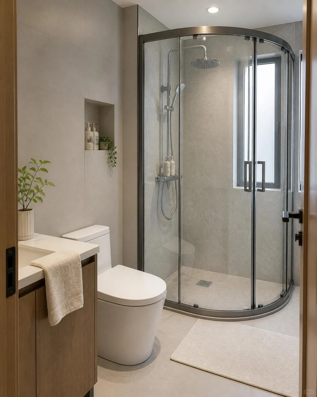 Curved shower door 3 Curved shower door 3
