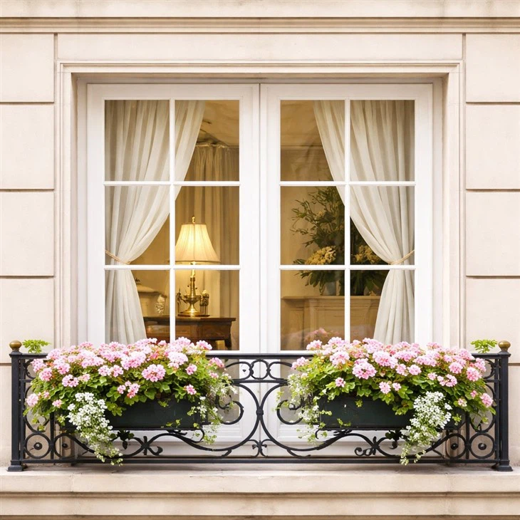 Premium Made To Measure UPVC French Windows factory