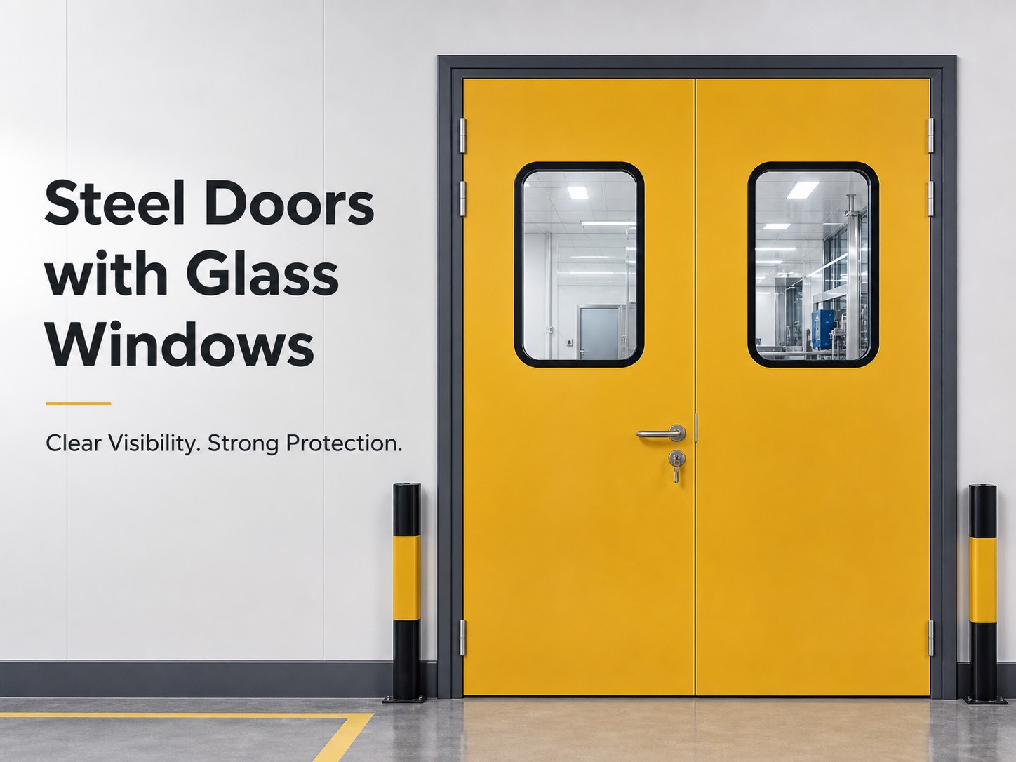 Steel Doors with Glass Windows Steel Doors with Glass Windows