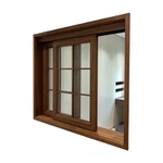 Custom Solid Wood Sliding Windows
