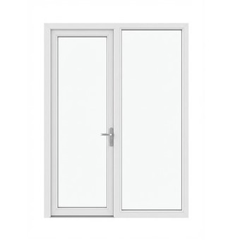 Minimalist White PVC Bedroom Doors