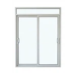 White Modern UPVC Front Door