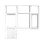 UPVC Front Door With Side Window